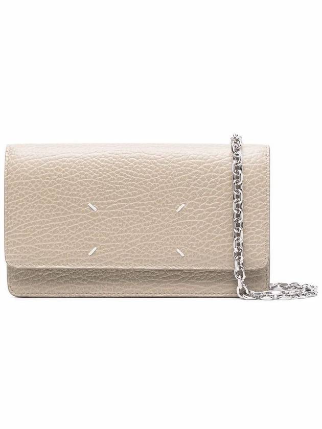 Maison Margiela Four Stitch Leather Wallet On Chain Cross Bag S56UI0147 - MAISON MARGIELA - BALAAN 1