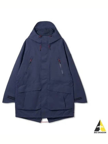 Waterproof hooded walking jacket blue - POLO RALPH LAUREN - BALAAN 1