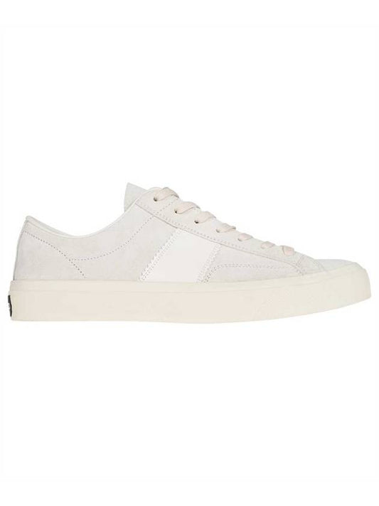 Suede Cambridge Sneakers Marble Cream - TOM FORD - BALAAN 1