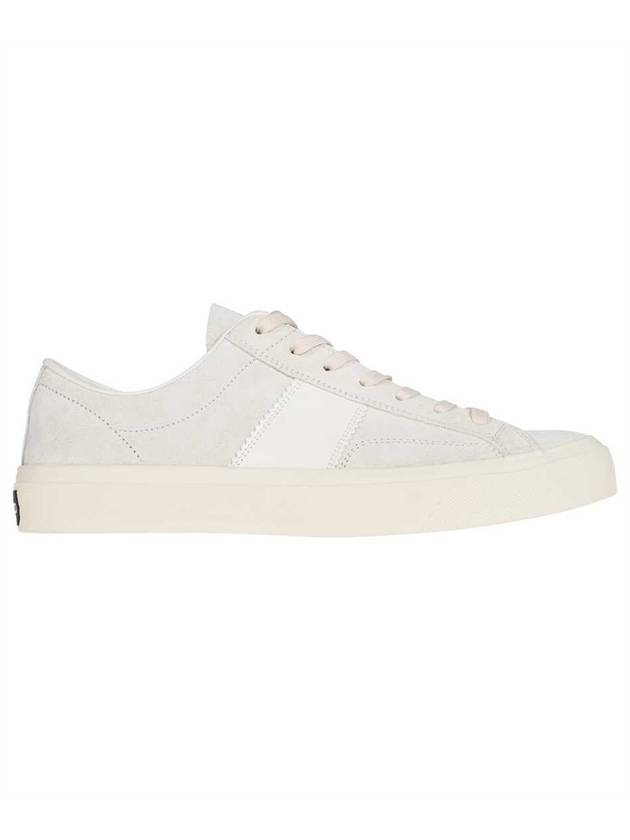 Suede Low Top Sneakers Marble Cream - TOM FORD - BALAAN 1