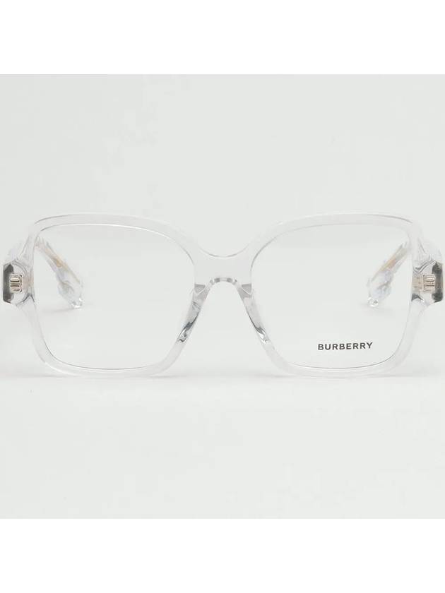 Glasses frame BE2374F 3024 transparent horn rim square Asian fit - BURBERRY - BALAAN 3