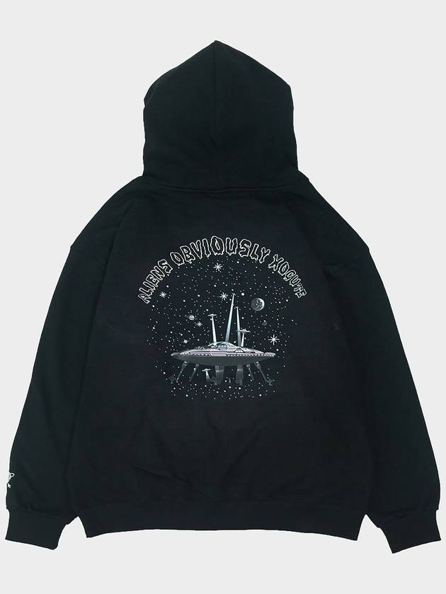 OBVIOUSLY Hoodie Oversize fit Black - AOX - BALAAN 9