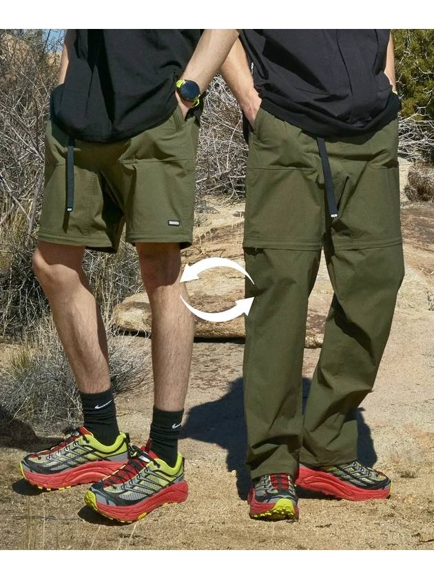 Gofcore Hiking Detachable TwoWay Pants Khaki FPT352 - FLUKE - BALAAN 3