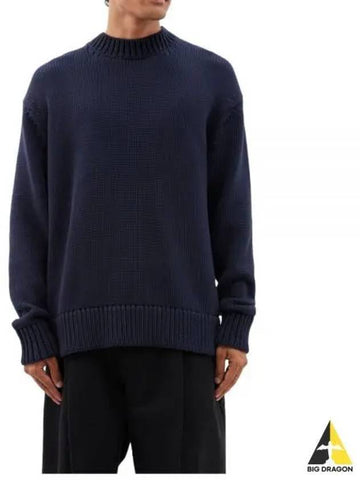 AIRE KNIT PULLOVER DARK NAVY 1050 - STUDIO NICHOLSON - BALAAN 1