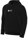 Men's Logo Hoodie Black - NIKE - BALAAN 2