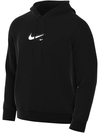 Men's Logo Hoodie Black - NIKE - BALAAN 2