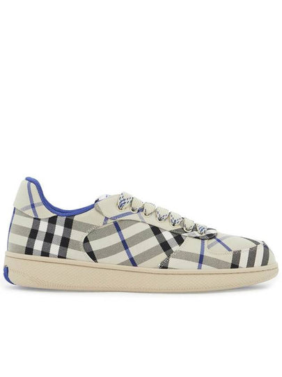 Check Terrace Low Top Sneakers Lichen - BURBERRY - BALAAN 2