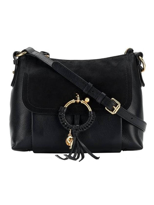 Joan Small Suede Shoulder Bag Black - CHLOE - BALAAN 1