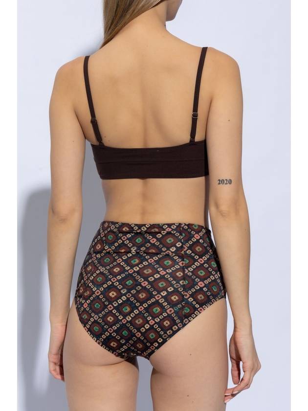 Ulla Johnson ‘Zahara’ Swimsuit Top, Women's, Brown - ULLA JOHNSON - BALAAN 3