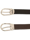 Man's Classic Reversible Leather Belt Black Brown - MONTBLANC - BALAAN 3