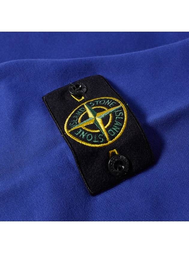 Wappen Patch Crew Neck Sweatshirt Royal Blue - STONE ISLAND - BALAAN 3