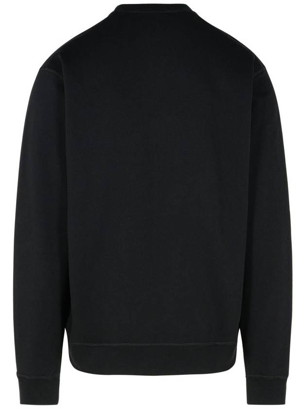 DSQUARED2 Black Cotton Sweatshirt - DSQUARED2 - BALAAN 3