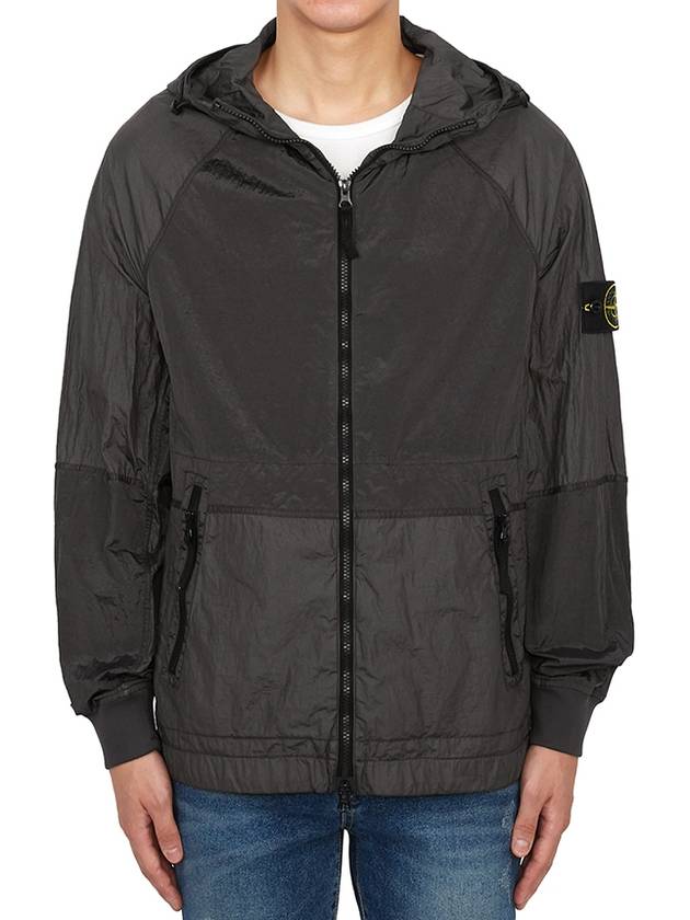 Nylon Metal Windbreake Charcoal - STONE ISLAND - BALAAN 3