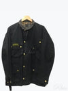 Men's International Original Wax Belt Jacket Black - BARBOUR - BALAAN 2