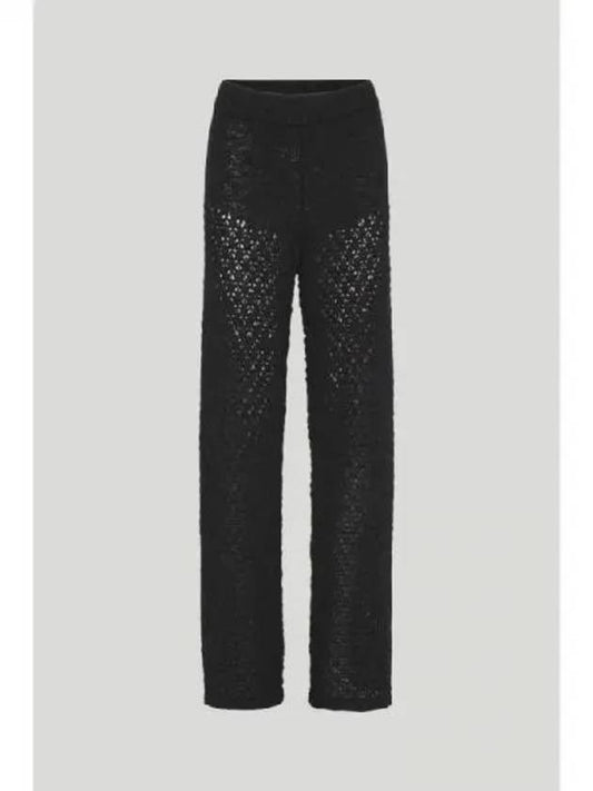 tapered structured knit pants - ROTATE - BALAAN 1