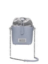 5AC Number Logo Texture Leather Bucket Bag Pale Blue - MAISON MARGIELA - BALAAN 2