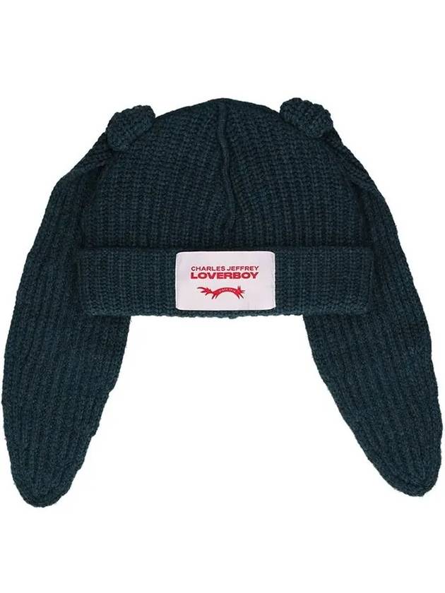 Charles Jeffrey Loverboy Chunky Rabbit Logo Patch Wool Beanie Hat - CHARLES JEFFREY LOVERBOY - BALAAN 1