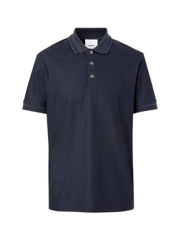 enamel logo button cotton PK shirt - BURBERRY - BALAAN 1