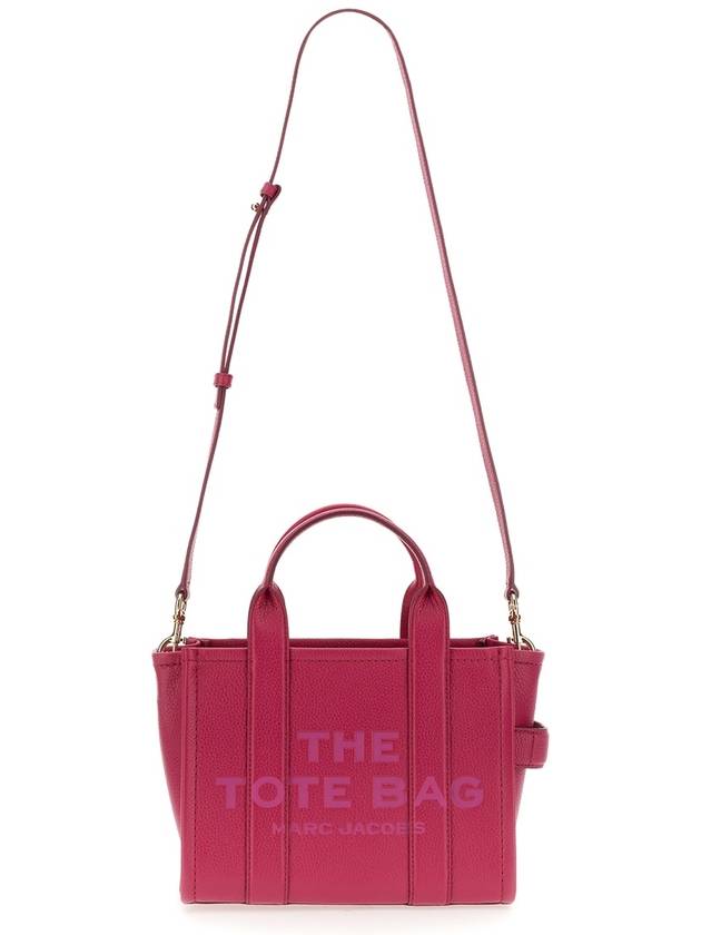 Small Leather Tote Bag Lipstick Pink - MARC JACOBS - BALAAN 3