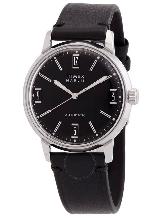 Timex Marlin Automatic Black Dial Men's Watch TW2W59700 - TIMEX - BALAAN 1