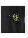 Front Pocket Wappen Patch Overshirt Zip-Up Jacket Black - STONE ISLAND - BALAAN 8