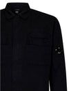 Gabardine Long Sleeve Shirt Black - CP COMPANY - BALAAN 5