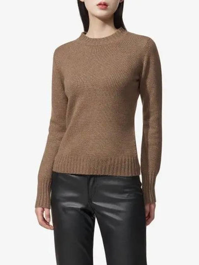 Omelia Cashmere Knit Top Brown - MAX MARA - BALAAN 2