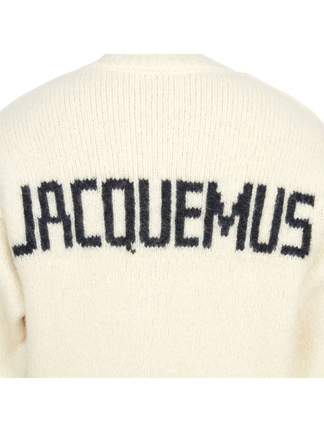 La Maille Pavane Knit Top Offwhite - JACQUEMUS - BALAAN 9