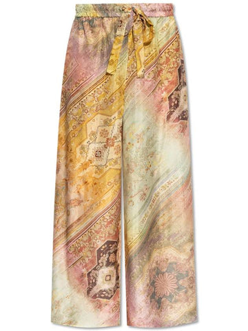 Zimmermann Silk Loose Fit Trousers, Women's, Multicolour - ZIMMERMANN - BALAAN 1