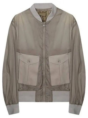 Flight Combo Zip-up Jacket Grey - TEN C - BALAAN 1