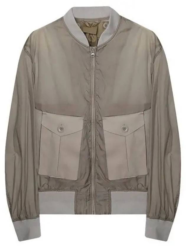 Flight Combo Zip-up Jacket Grey - TEN C - BALAAN 1