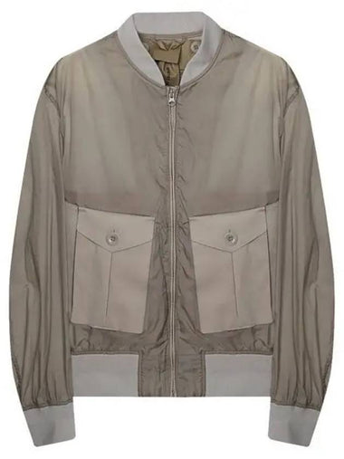 Flight Combo Zip-up Jacket Grey - TEN C - BALAAN 1