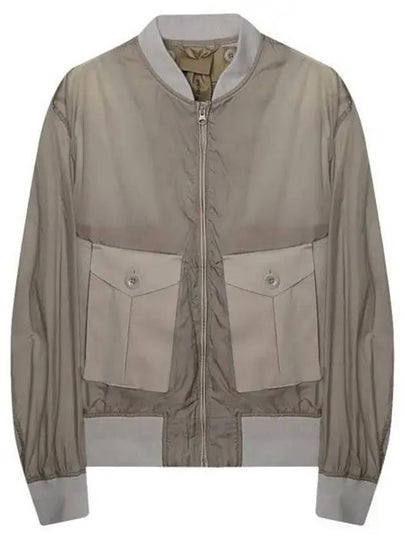 Flight Combo Zip-up Jacket Grey - TEN C - BALAAN 2