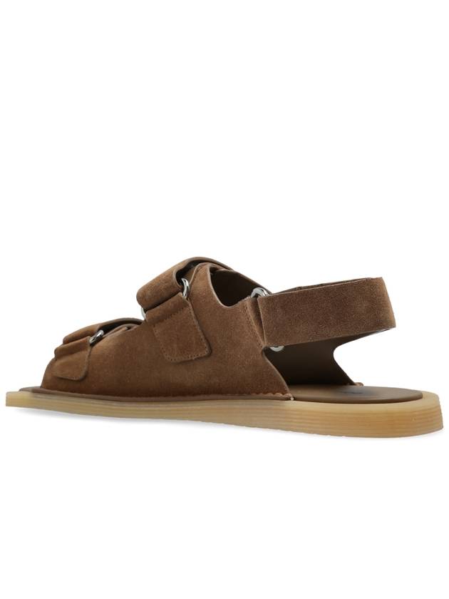 Dolce & Gabbana Suede Sandals, Men's, Brown - DOLCE&GABBANA - BALAAN 5