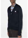 Fox Head Patch Classic Cardigan Navy - MAISON KITSUNE - BALAAN 5