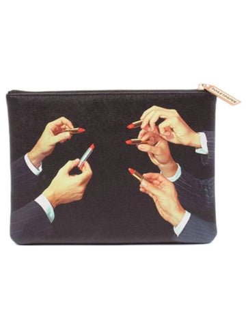 Lipstick Pouch Bag Black - SELETTI - BALAAN 1