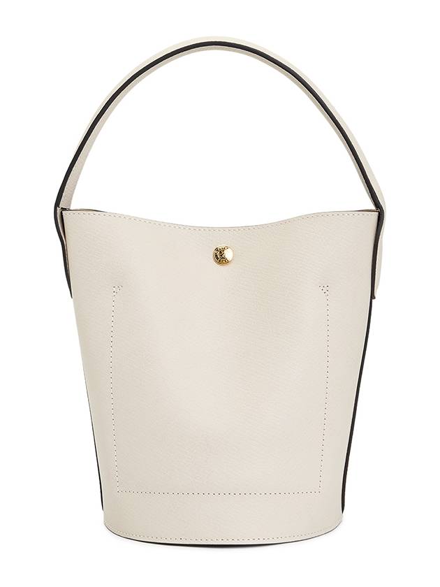 Epure Leather Bucket Bag White - LONGCHAMP - BALAAN 4