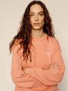 Logo Print Crew Neck Cotton Sweatshirt Pink - SPORTY & RICH - BALAAN 8