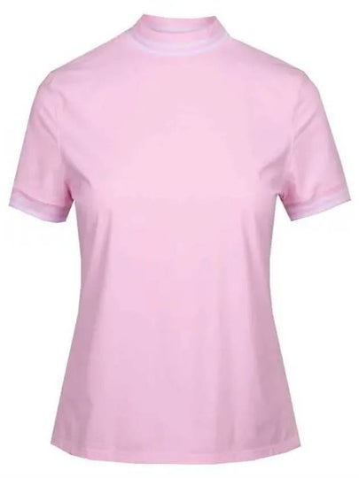 Women's Featherweight Mock Neck Golf Short Sleeve T-Shirt Blush - G/FORE - BALAAN 2