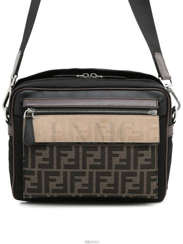 FF East West Black Cross Bag 7VA487 Camera - FENDI - BALAAN 1