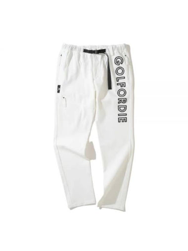 G.O.D Belt Straight Pants White - MARK & LONA - BALAAN 1