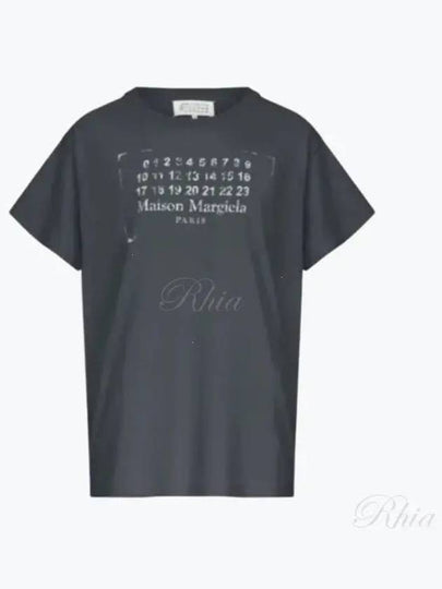 Logo Print Short Sleeve T-Shirt Black - MAISON MARGIELA - BALAAN 2