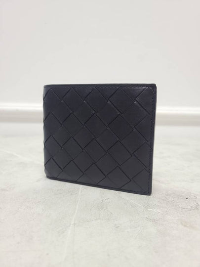 Black Intrecciato Half Wallet - BOTTEGA VENETA - BALAAN 2