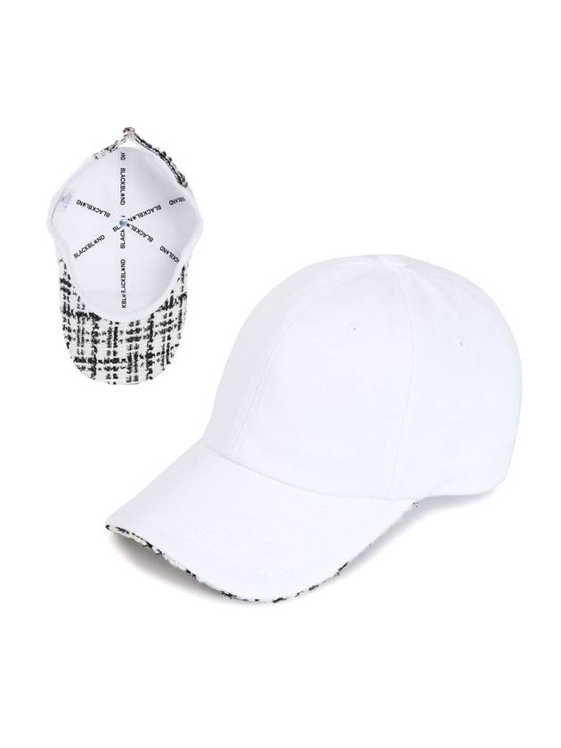 BBD Tweed Cap White - BLACKBLOND - BALAAN 2