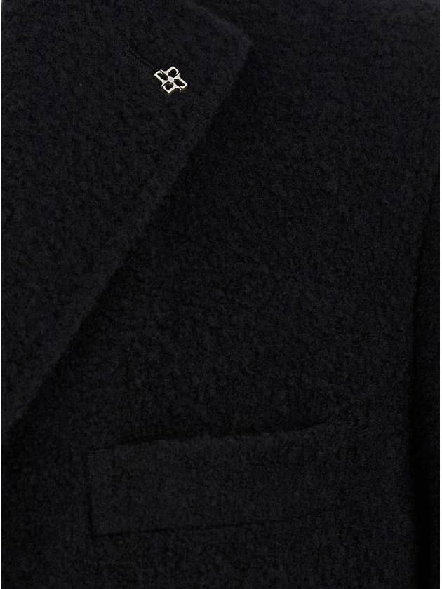 Black Single-Breasted Jacket With Buttons In Wool Blend Man - TAGLIATORE - BALAAN 3