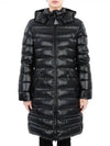 Kids Moka Logo Long Padding Black - MONCLER - BALAAN 2