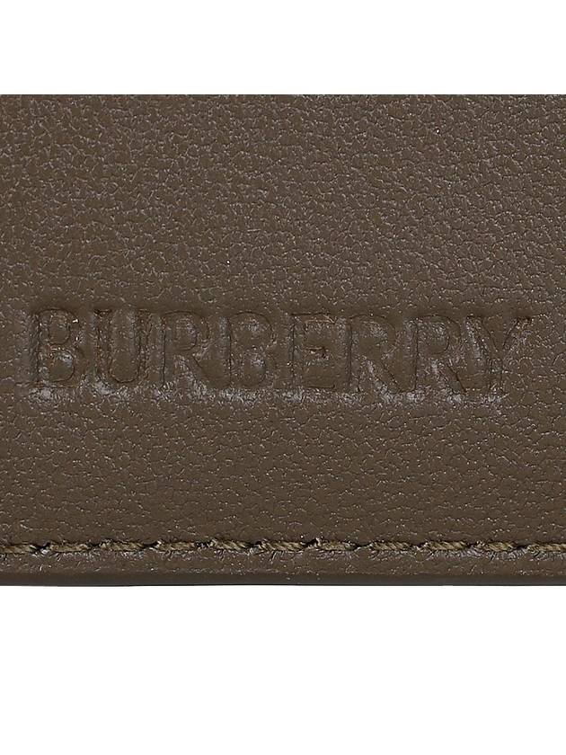 Check Half Wallet Beige - BURBERRY - BALAAN 7