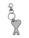 Heart Logo Keyholder Silver - AMI - BALAAN.