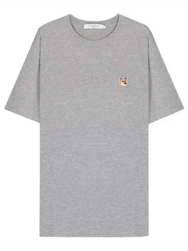 fox head embroidered patch t shirt - MAISON KITSUNE - BALAAN 1