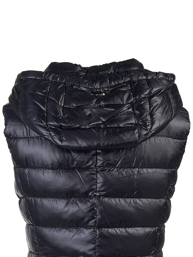 Serena Hooded Padding Vest Black - HERNO - BALAAN 6